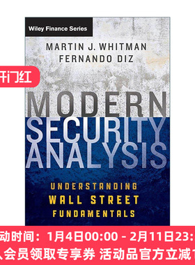 英文原版 Modern Security Analysis 现代证券分析 了解华尔街的基本原理 精装 投资师Martin Whitman 英文版 进口英语原版书籍