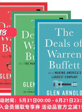 英文原版 The Deals of Warren Buffett 巴菲特投资案例集3册 精装 英文版 进口英语原版书籍
