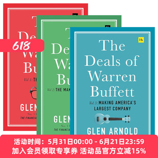 英文原版 The Deals of Warren Buffett 巴菲特投资案例集3册 精装 英文版 进口英语原版书籍