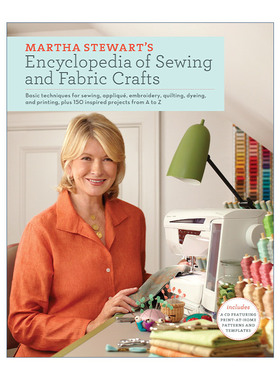 英文原版 Martha Stewart's Encyclopedia of Sewing and Fabric Crafts 家政女王玛莎·斯图尔特的缝纫百科 精装进口英语原版书籍