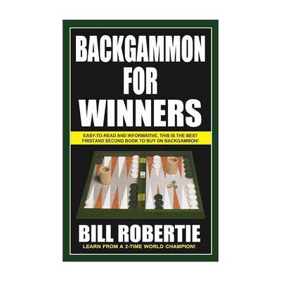 英文原版 Backgammon for Winners 双陆棋赢家玩法 英文版 进口英语原版书籍
