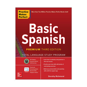 原版 Practice Makes Perfect Basic Spanish 孰能生巧 基础西班牙语 第3版 进口原版书籍