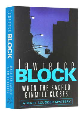 华研原版 酒店关门之后 英文原版小说 When The Sacred Ginmill Closes 豆瓣推荐 Lawrence Block 英文版 进口英语书籍