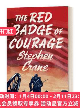 英文原版小说 The Red Badge of Courage 红色勇气徽章 英文版 进口英语原版书籍