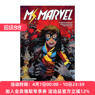 英文原版 Ms. Marvel By Saladin Ahmed Vol. 2 Stormranger 惊奇女士 卷二 风暴战衣 漫威漫画 英文版 进口英语原版书籍