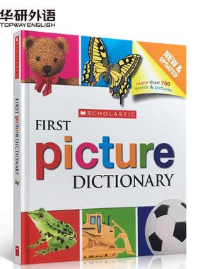 正版 学乐幼儿图画字典图解词典 英文原版 3-5岁 Scholastic First Picture Dictionary 适合低幼的英语启蒙字典 英文版进口书