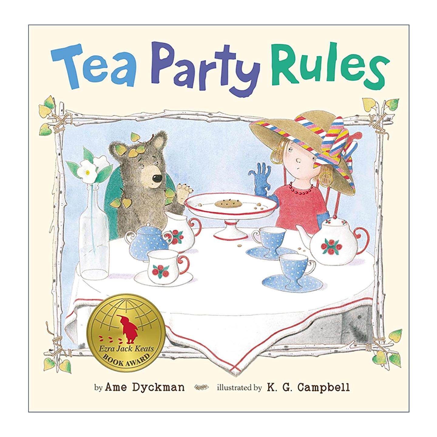 英文原版 Tea Party Rules 茶话会规则 儿童精装绘本 艾兹拉·杰克·季兹新人作家奖 Ame Dyckman 英文版 进口英语原版书籍