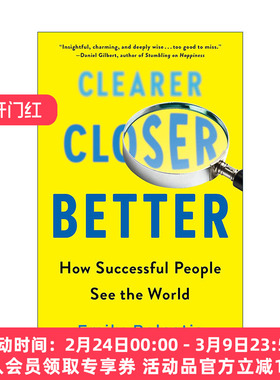英文原版 Clearer  Closer  Better 更清晰 更接近 更好 成功人士如何看待世界 自我提升 Emily Balcetis英文版 进口英语原版书籍