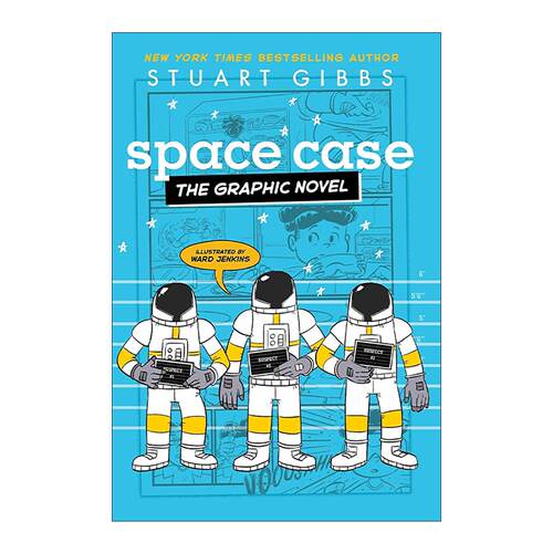 英文原版 Space Case 太空谜案1 月球基地阿尔法 漫画版 英文版 进口英语原版书籍