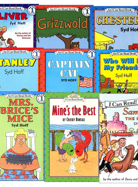 英文原版 I can read 第1阶段9册 少儿英语绘本 Syd Hoff 汪培珽英文书单 英文版 进口英语原版书籍