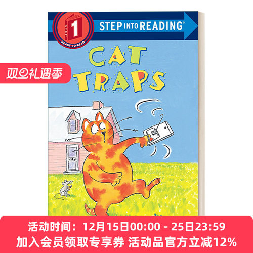 小猫的陷阱 英文原版 Step into Reading 1 - Cat Traps 英文版 进口英语原版书籍