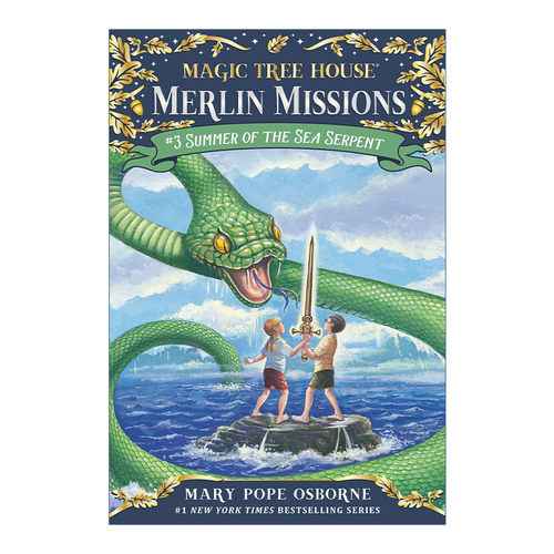 英文原版 Summer of the Sea Serpent 神奇树屋·梅林任务3 夏日海怪 英文版 进口英语原版书籍