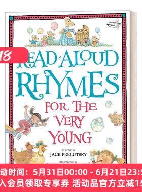 少儿英语诗歌朗诵韵文 英文原版 Read-Aloud Rhymes for the Very Young 儿童启蒙读物 启蒙早教故事 英文版 进口英语原版书籍