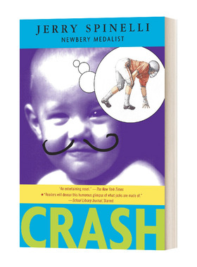 英文原版 Crash 崩溃 Jerry Spinelli 英文版 进口英语原版书籍