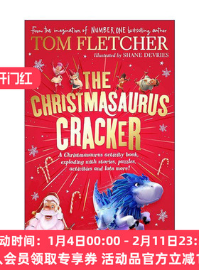 英文原版 The Christmasaurus Cracker 圣诞恐龙大彩包 二合一故事书及更多惊喜 Tom Fletcher 英文版 进口英语原版书籍