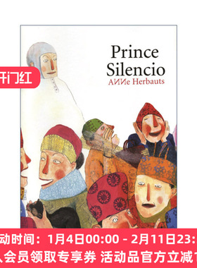 英文原版 Prince Silencio 沉默王子 儿童精装绘本 风是什么颜色作者 比利时绘本大师安·艾珀Anne Herbauts 进口英语原版书籍