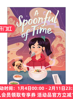 英文原版 A Spoonful of Time 一勺时间 儿童奇幻小说 韩国美食与家庭故事 精装 Flora Ahn 英文版 进口英语原版书籍