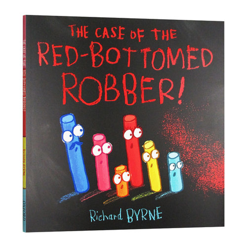谁偷了我们的画 英文原版 儿童英语绘本 The Case of the Red Bottomed Robber 英文版原版书籍 进口启蒙故事图画书 亲子共读