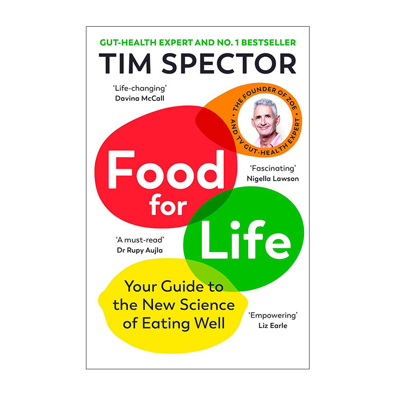 英文原版 Food for Life 生活饮食 简单又健康的膳食指南 蒂姆·斯佩克特 英文版 进口英语原版书籍