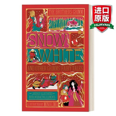 英文原版 Snow White and Other Grimms' Fairy Tales 白雪公主3D全彩复刻机关书 精装收藏版 英文版 进口英语原版书籍