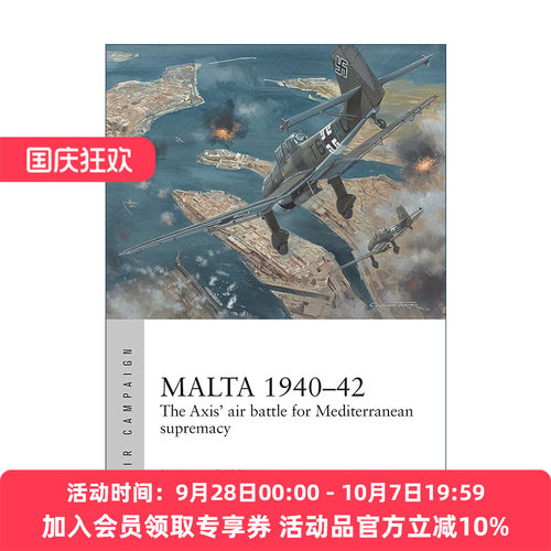 英文原版 Malta 1940–42 二战马耳他空战 地中海霸权争夺战 空中战役系列 英文版 进口英语原版书籍