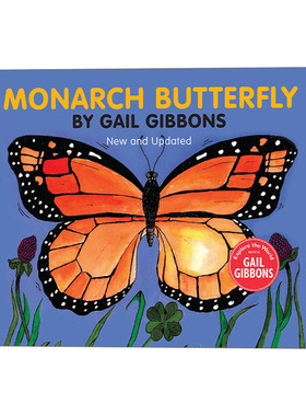 帝王蝶 英文原版 Monarch Butterfly 新版 盖尔吉本斯少儿百科系列 儿童科普绘本 Gail Gibbons 精装 英文版 进口英语原版书籍