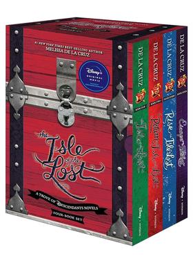 后裔 迷失岛系列 4册盒装套装 英文原版 Isle of the Lost Paperback Box Set The Descendants 迪士尼儿童奇幻小说 英文版 进口书