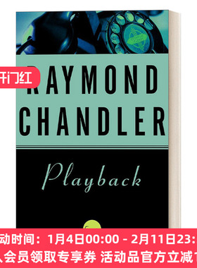 重播 英文原版小说 Playback 菲利普·马洛系列7 经典侦探推理小说 Raymond Chandler雷蒙德·钱德勒 英文版 进口英语原版书籍