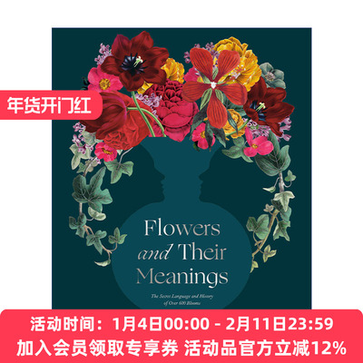花及其含义  英文原版 Flowers and Their Meanings 600多朵花的秘密语言和历史 花卉词典 Karen Azoulay 精装 英文版 进口书籍
