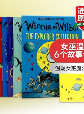 女巫温妮与黑猫威尔伯6个故事合集 英文原版 Winnie the Witch Winnie and Wilbur The Explorer Collection 英文版进口故事书