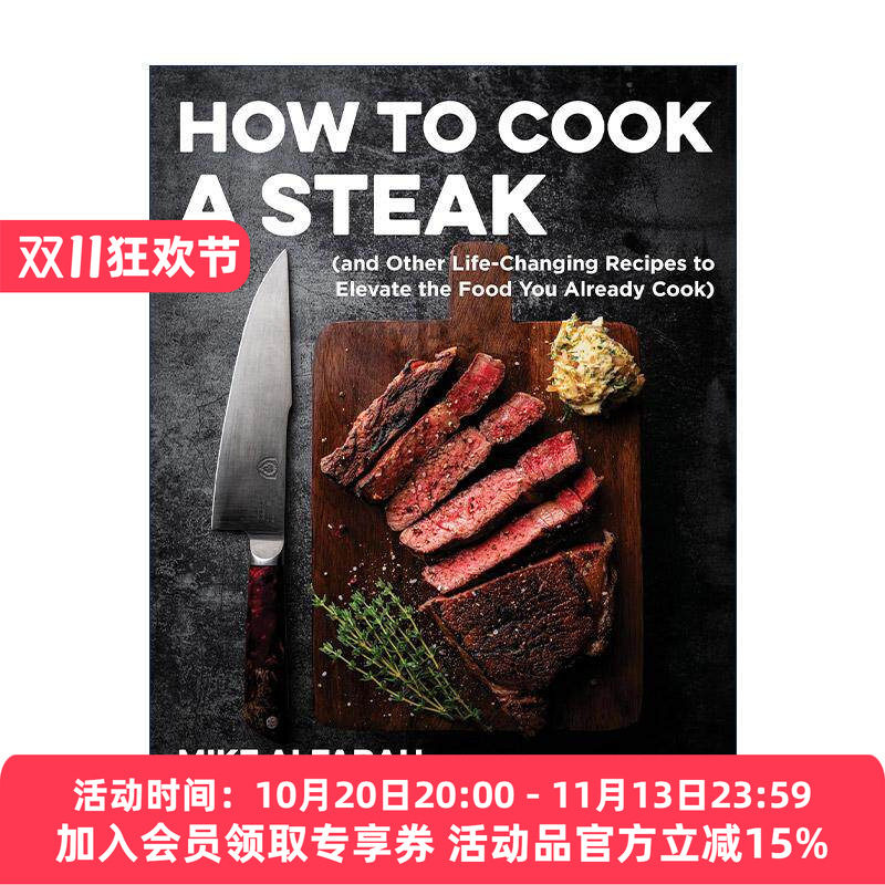 英文原版 How to Cook a Steak 牛排食谱 英文版 进口英语原版书籍