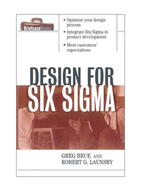 英文原版 Design for Six Sigma 六西格玛设计 英文版 进口英语原版书籍