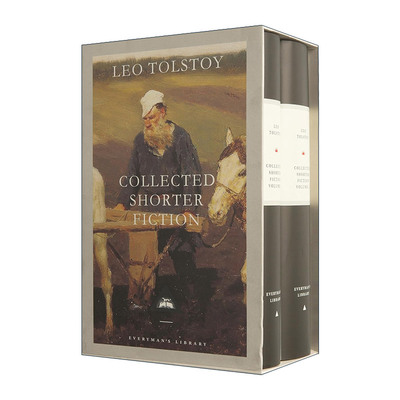 英文原版 Collected Shorter Fiction Boxed Set 托尔斯泰较短篇小说集 Everyman精装收藏版两卷盒装 英文版 进口英语原版书籍