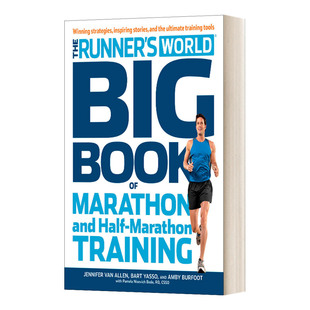 World The 英文版 书籍 英文原版 马拉松和半程马拉松训练手册 Big Runner 跑者 Marathon Book 进口英语原版 世界