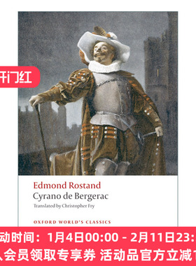 英文原版 Cyrano de Bergerac 大鼻子情圣 艾德蒙德·罗斯坦德 牛津世界经典系列 英文版 进口英语原版书籍
