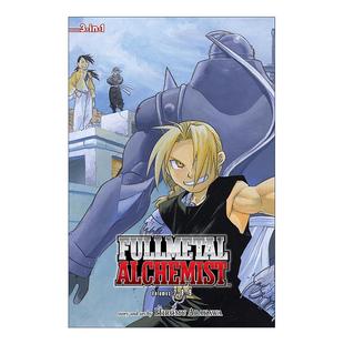 Vol. Fullmetal 英文原版 钢之炼金术师3合1卷三 进口英语原版 英文版 Alchemist 书籍 漫画 Edition
