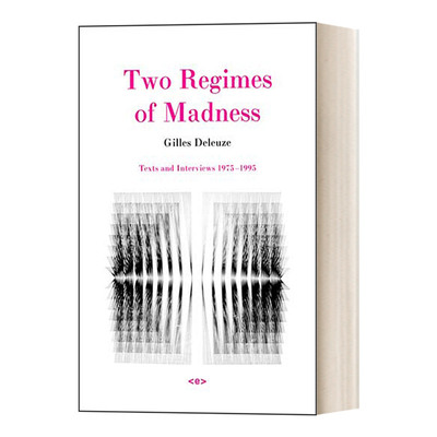 两种疯狂政权 英文原版 Two Regimes of Madness revised edition 修订版 1975-1995年间文本与采访 哲学 英文版 进口英语书籍