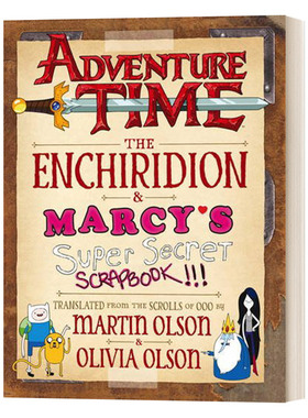 英文原版 Adventure Time The Enchiridion & Marcy's Super Secret Scrapbook 探险活宝画册 英文版 进口英语原版书籍