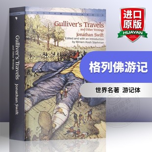 讽刺小说 Gulliver 世界经典 Travels 英文原版 文学名著 正版 进口英语书籍 格列佛游记 游记体 全英文版