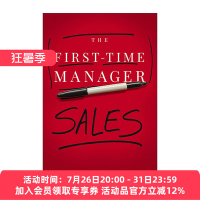 英文原版 The First-Time Manager Sales 第一次当经理之销售 英文版 进口英语原版书籍