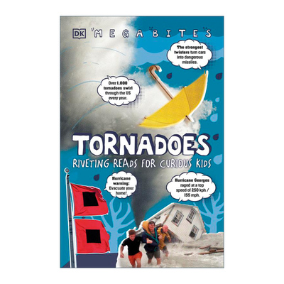 英文原版 Mega Bites Tornadoes DK大探险 龙卷风 英文版 进口英语原版书籍