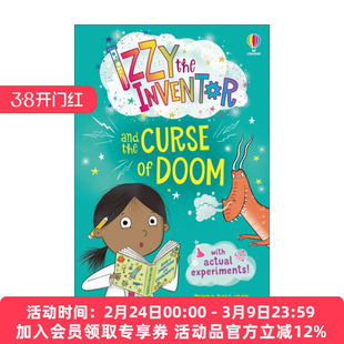 英文原版 Izzy the Inventor and the Curse of Doom 发明家伊兹和厄运的诅咒 章节桥梁书 英文版 进口英语原版书籍