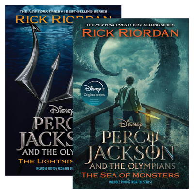 英文原版 Percy Jackson and the Olympians 波西杰克逊与奥林匹斯1-2册 迪士尼影视版 儿童奇幻小说 英文版 进口英语原版书籍