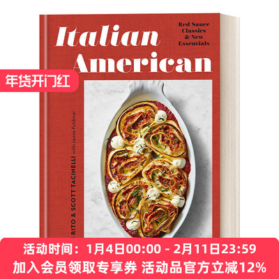 英文原版 Italian American 意裔美国人：红酱经典和新要领 IACP奖入围 精装食谱 詹姆斯比尔德奖候选人Angie Rito 英文版 进口英