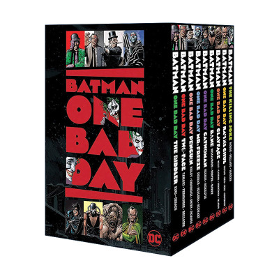英文原版 Batman One Bad Day Box Set 蝙蝠侠 糟糕的一天 8册精装套装 2023艾斯纳奖提名 Tom King 英文版 进口英语原版书籍