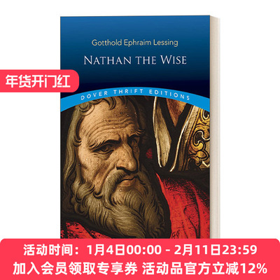 智者纳坦 英文原版 Nathan the Wise 莱辛 Dover Thrift Editions 英文版 进口英语原版书籍