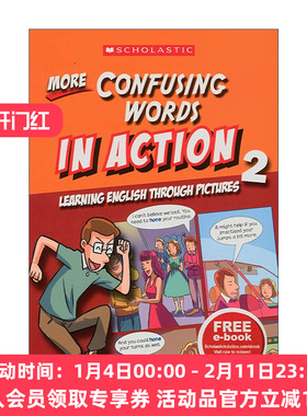 英文原版 More Confusing Words In Action 2 学乐画中画 更多易混淆词卷2 英文版 进口英语原版书籍