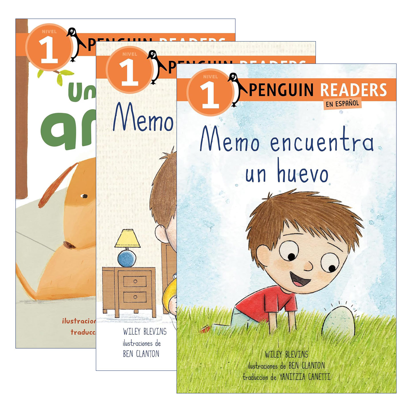 原版 Penguin Young Readers Level 1 Max西班牙语系列3册 西班牙语版 企鹅青少分级阅读1级 Wiley Blevins 进口原版书籍