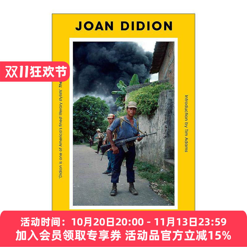 英文原版 Salvador 萨尔瓦多 琼·狄迪恩纪实文学 英文版 进口英语原版书籍