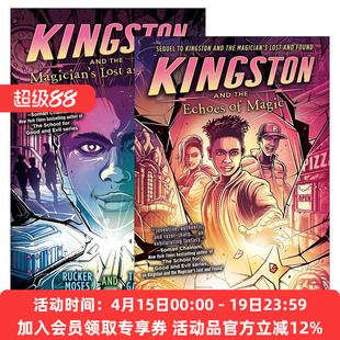 英文原版 Kingston 金斯顿系列2册 儿童奇幻冒险小说 Rucker Moses 英文版 进口英语原版书籍